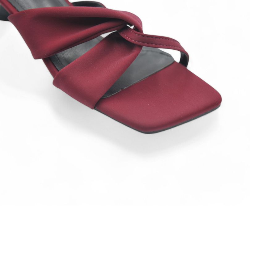Giày Cao Gót Nữ TGG UN6022-2 Màu Đỏ Da Mềm Size 36