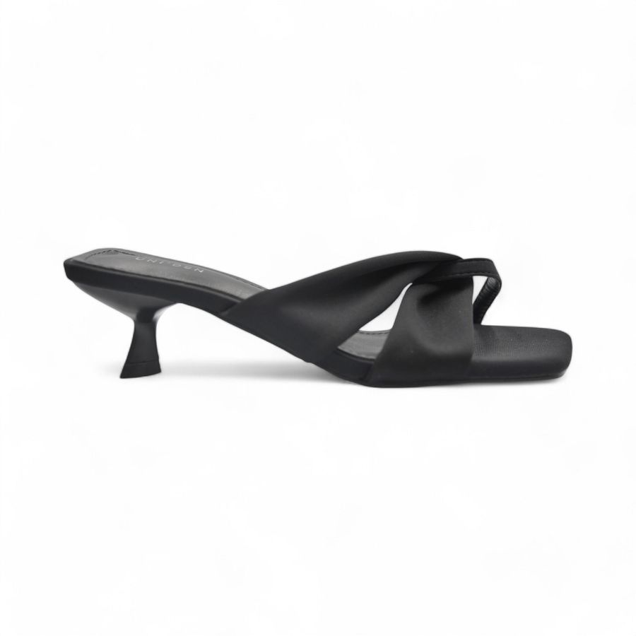Giày Cao Gót Nữ TGG UN6022-3 Màu Đen Da Mềm Size 38