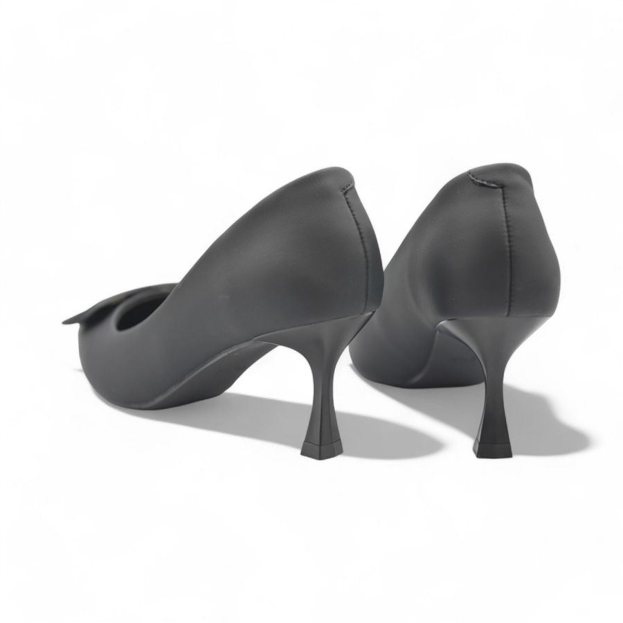 Giày cao gót TGG F3106-2 Da Lì Màu Đen Size 37
