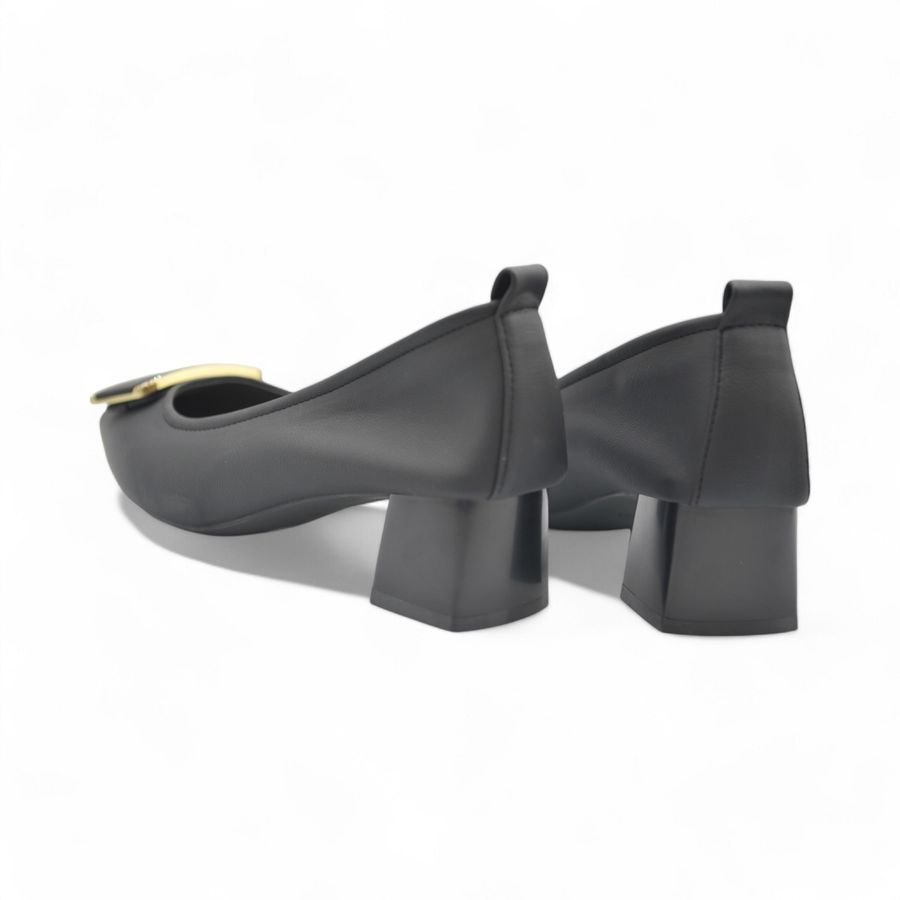 Giày cao gót TGG W5771 Da Mềm Màu Đen Size 36