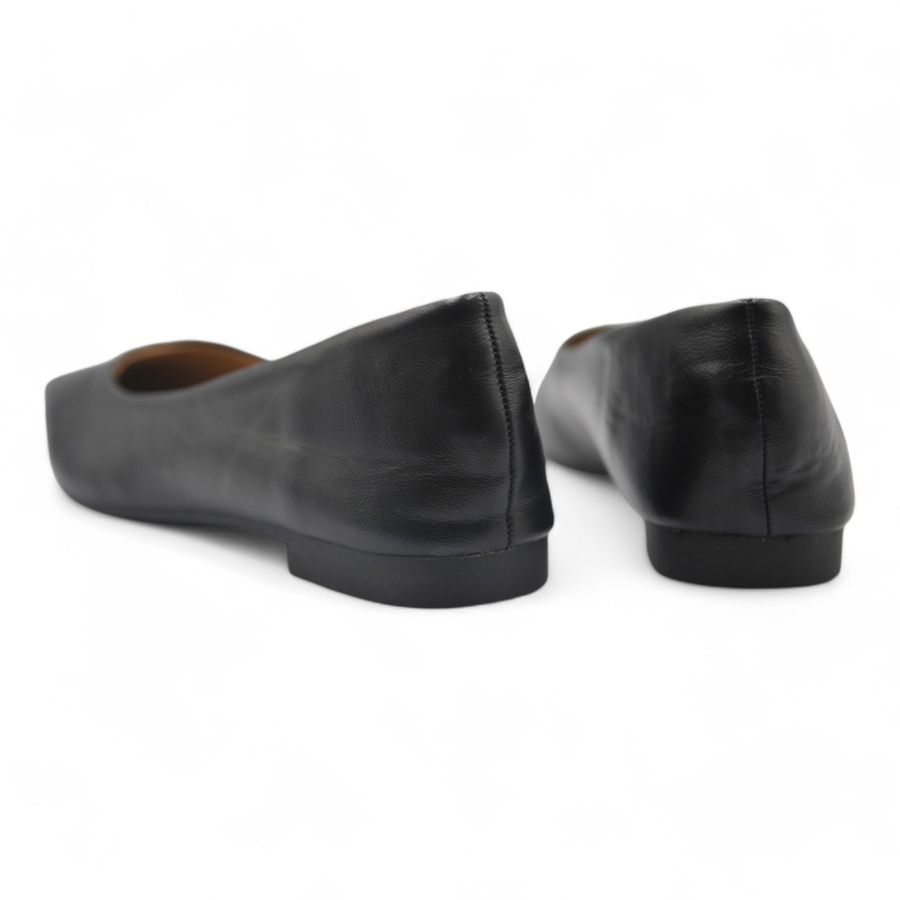 Giày Loafer Nữ TGG D236-1 Màu Đen Da Mềm Size 35