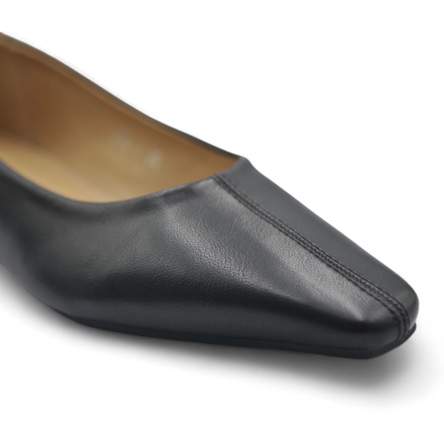 Giày Loafer Nữ TGG D236-1 Màu Đen Da Mềm Size 36