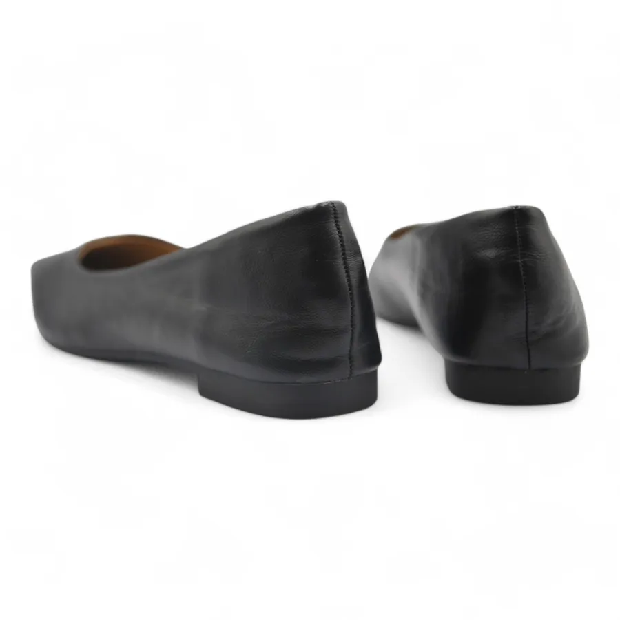 Giày Loafer Nữ TGG D236-1 Màu Đen Da Mềm Size 37