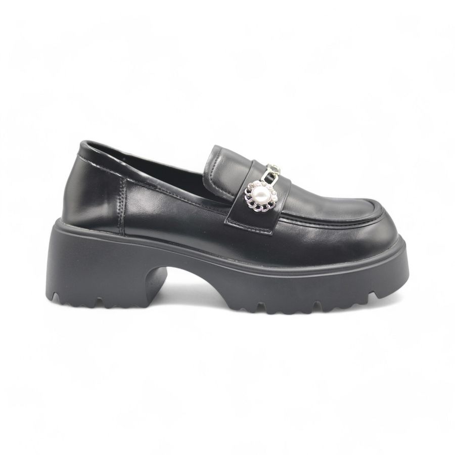 Giày Loafer Nữ TGG KL98818 Màu Đen Size 38