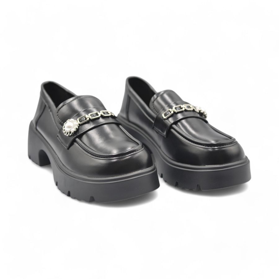 Giày Loafer Nữ TGG KL98818 Màu Đen Size 38