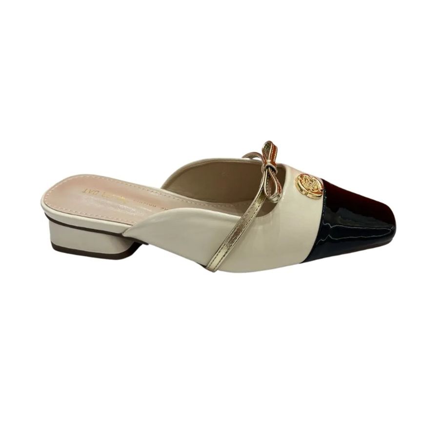 Giày Sục Nữ TGG D1803 Màu Nude Da Mềm Size 36