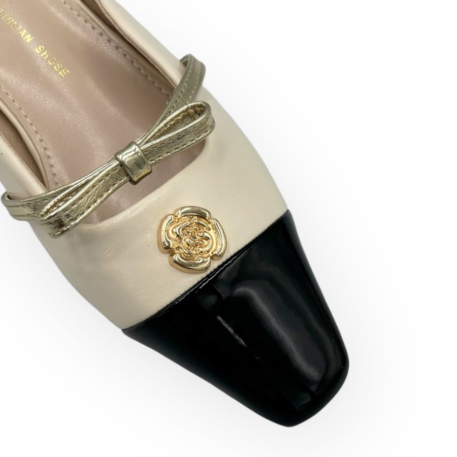 Giày Sục Nữ TGG D1803 Màu Nude Da Mềm Size 36