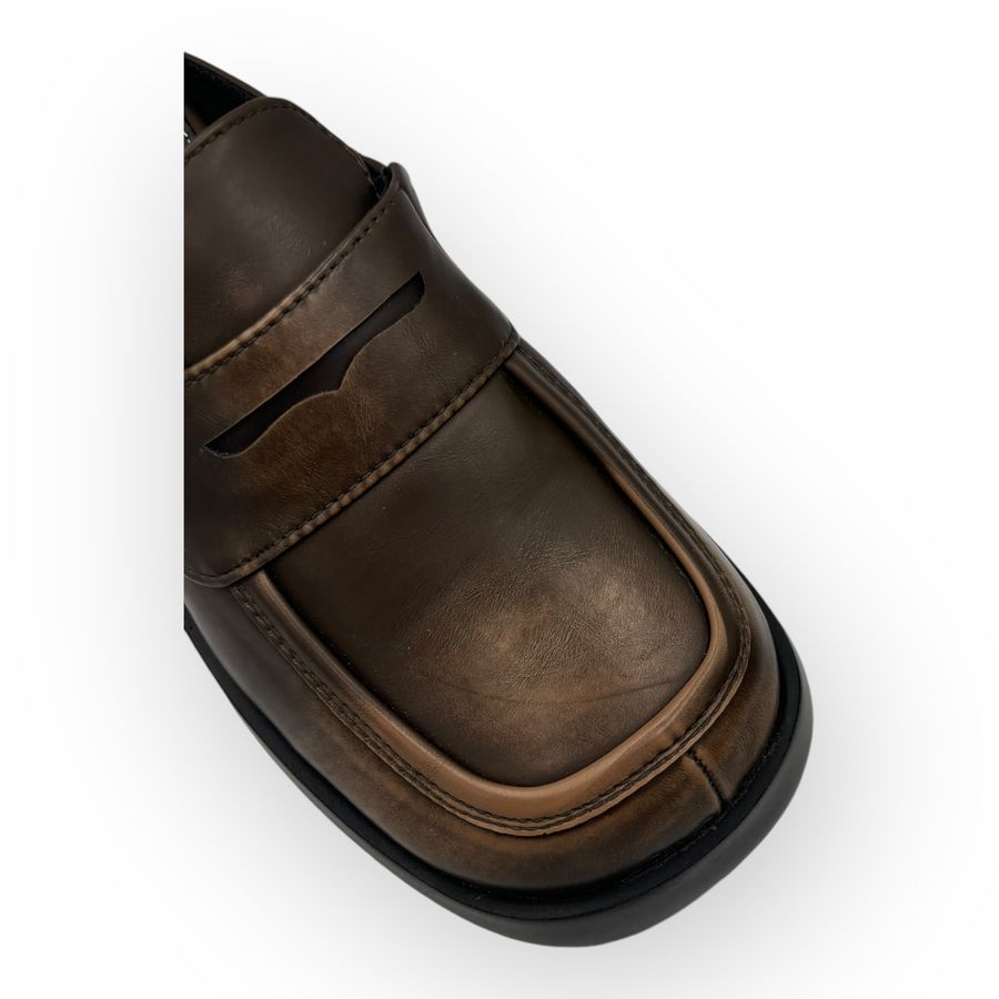 Giày Sục Nữ TGG SW8-810 Màu Nâu Da Pu Size 38