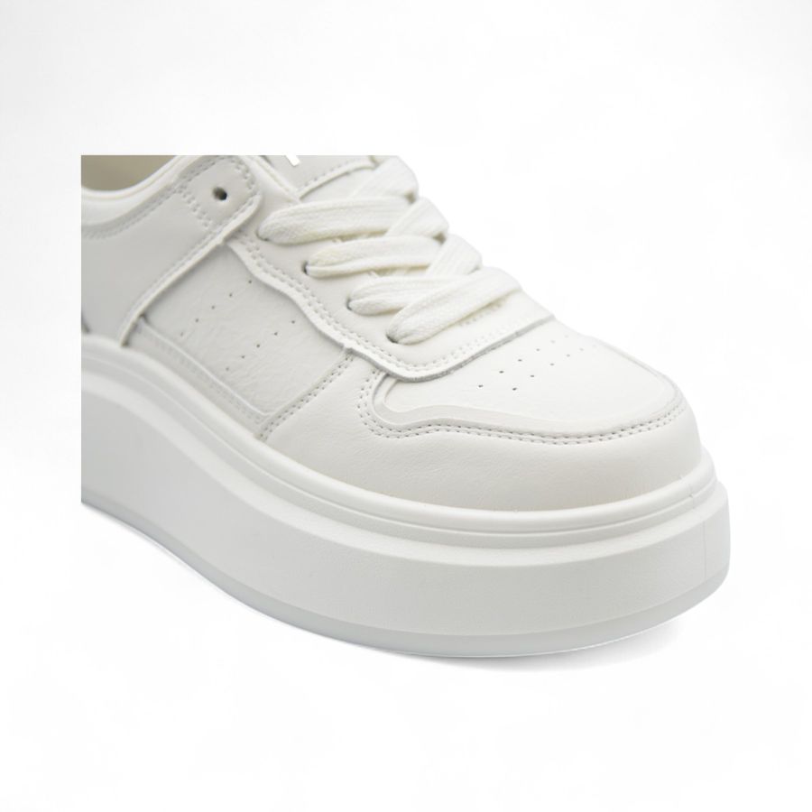 Giày Thể Thao Nữ TGG 8701 Màu Trắng Da Mềm Size 38