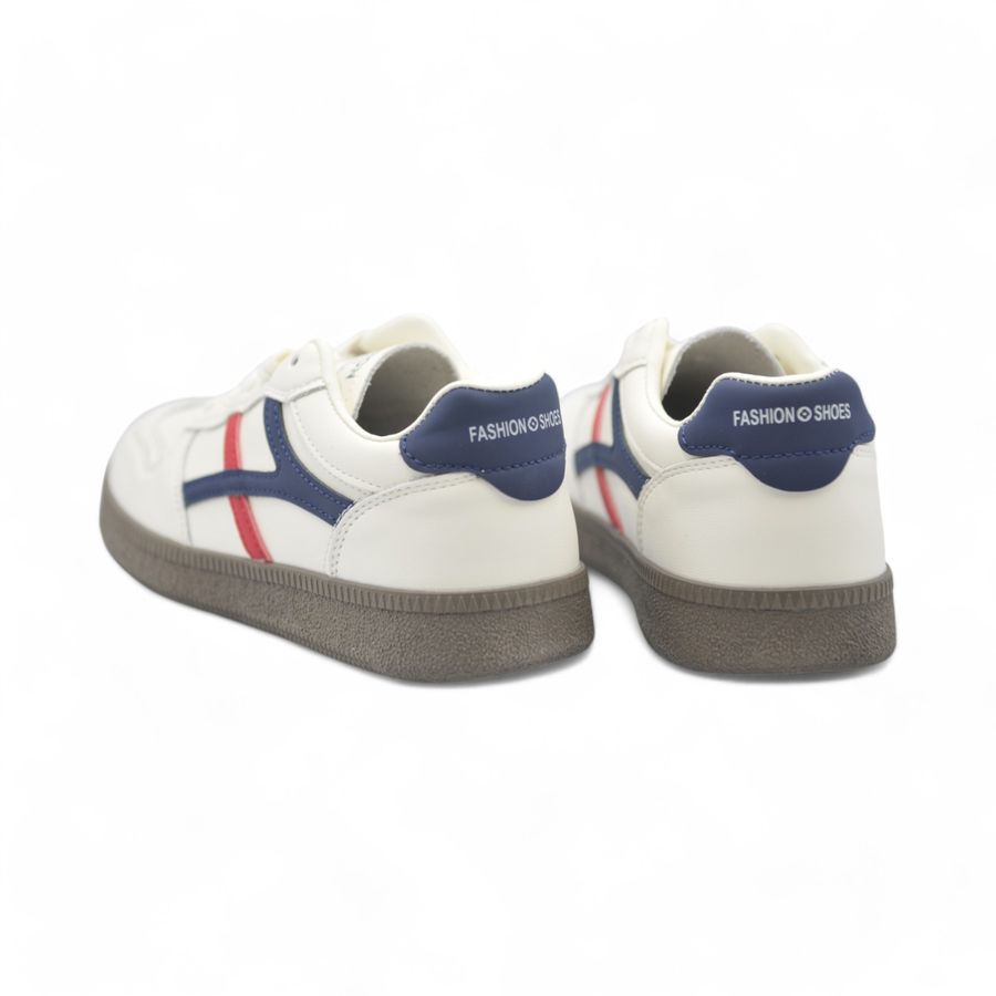 Giày Thể Thao Nữ TGG F6625 Màu Xanh Đỏ Da Mềm Size 39