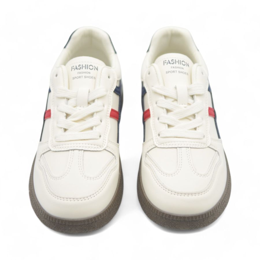 Giày Thể Thao Nữ TGG F6625 Màu Xanh Đỏ Da Mềm Size 39