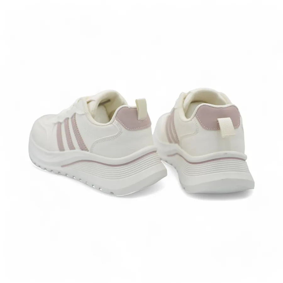 Giày Thể Thao Nữ TGG D005 Trắng Phối Hồng Size 37