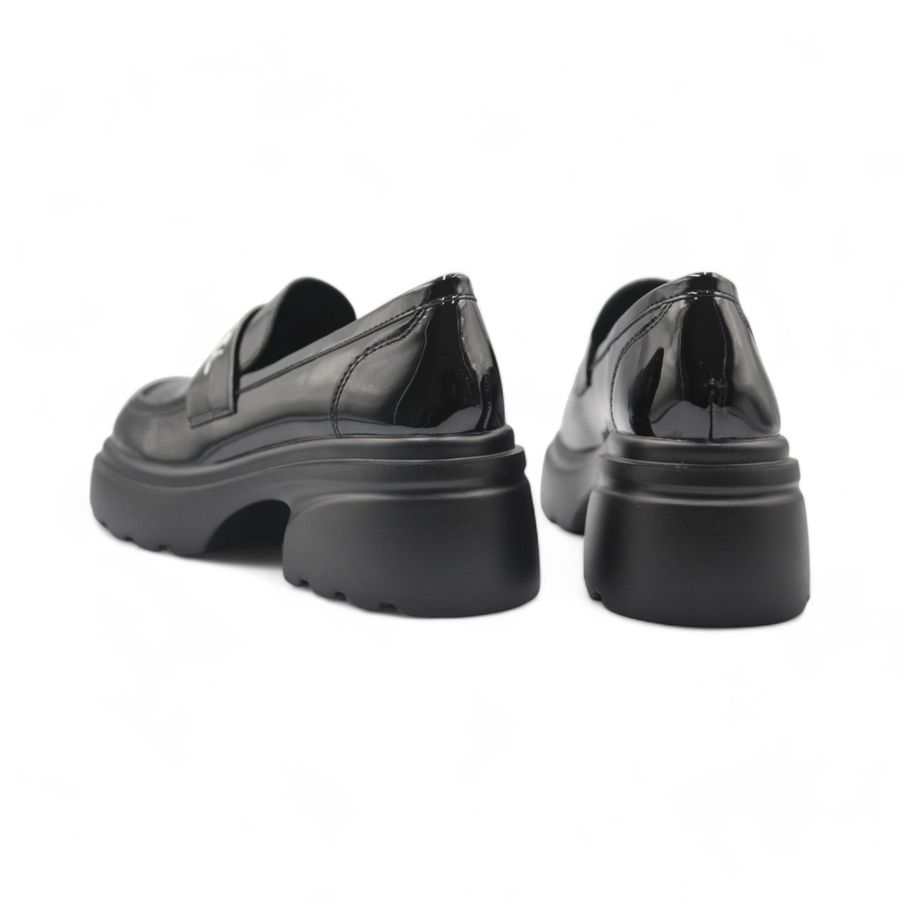 Giày Búp Bê Nữ TGG 10-1 Màu Đen Da Bóng Size 37