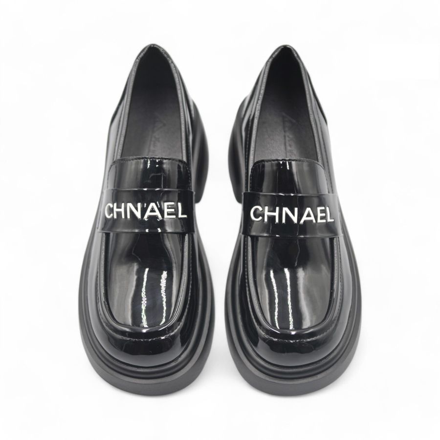 Giày Búp Bê Nữ TGG 10-1 Màu Đen Da Bóng Size 37