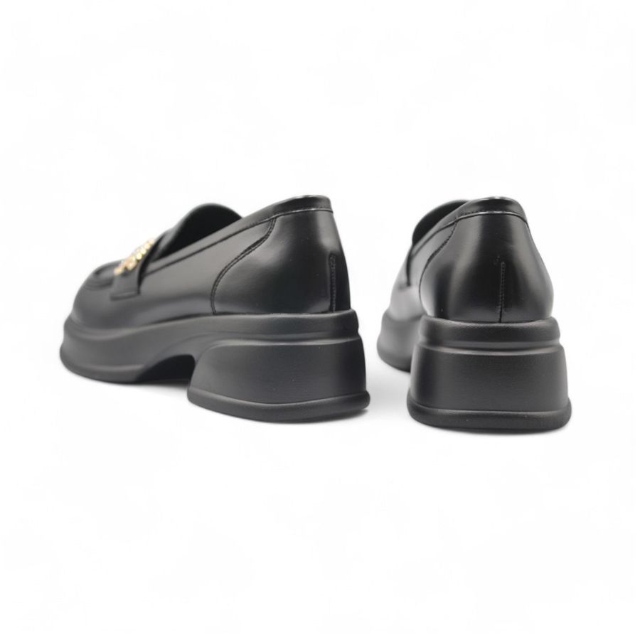 Giày Búp Bê Nữ TGG 5002-2 Da Lì Màu Đen Size 35