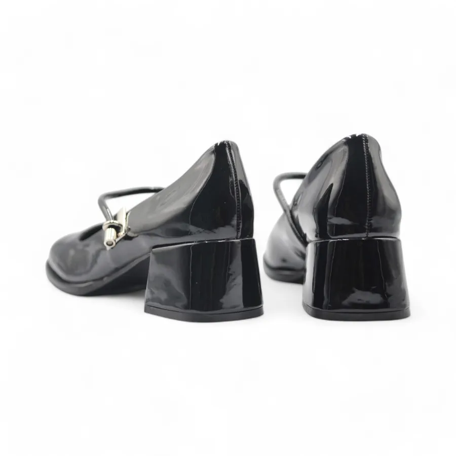 Giày Búp Bê Nữ TGG 666-A79 Màu Đen Da Bóng Size 36