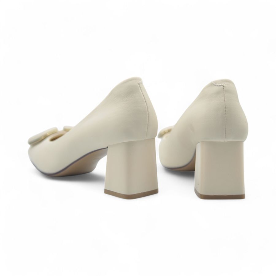 Giày Cao Gót TGG 616-23 Màu Be Da Lì Size 39
