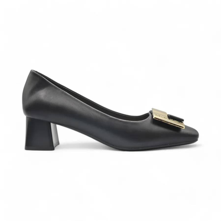 Giày Cao Gót TGG M998-30 Da Lì Màu Đen Size 35