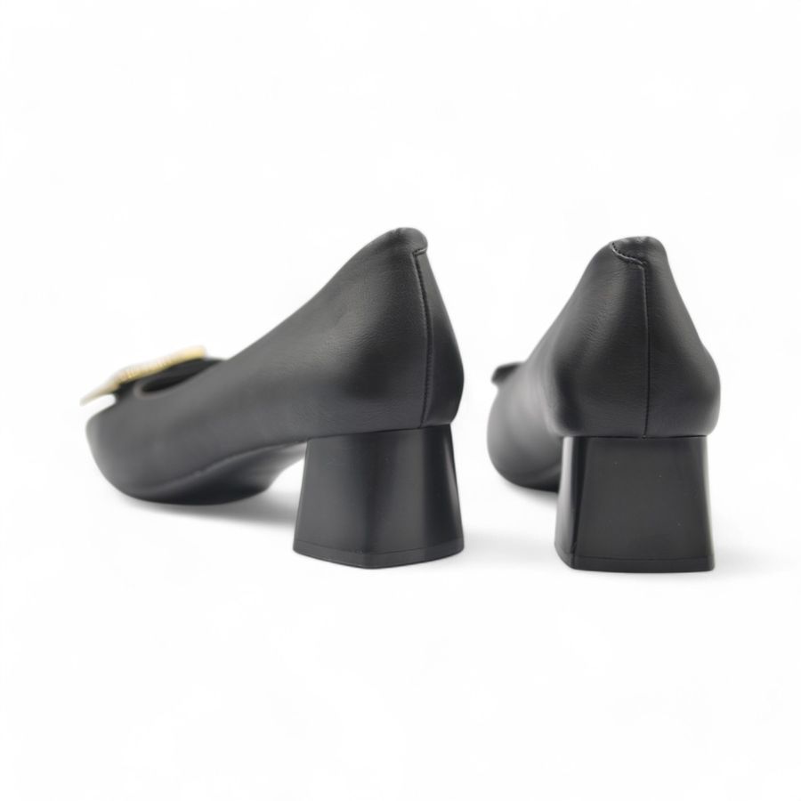 Giày Cao Gót TGG M998-30 Da Lì Màu Đen Size 39