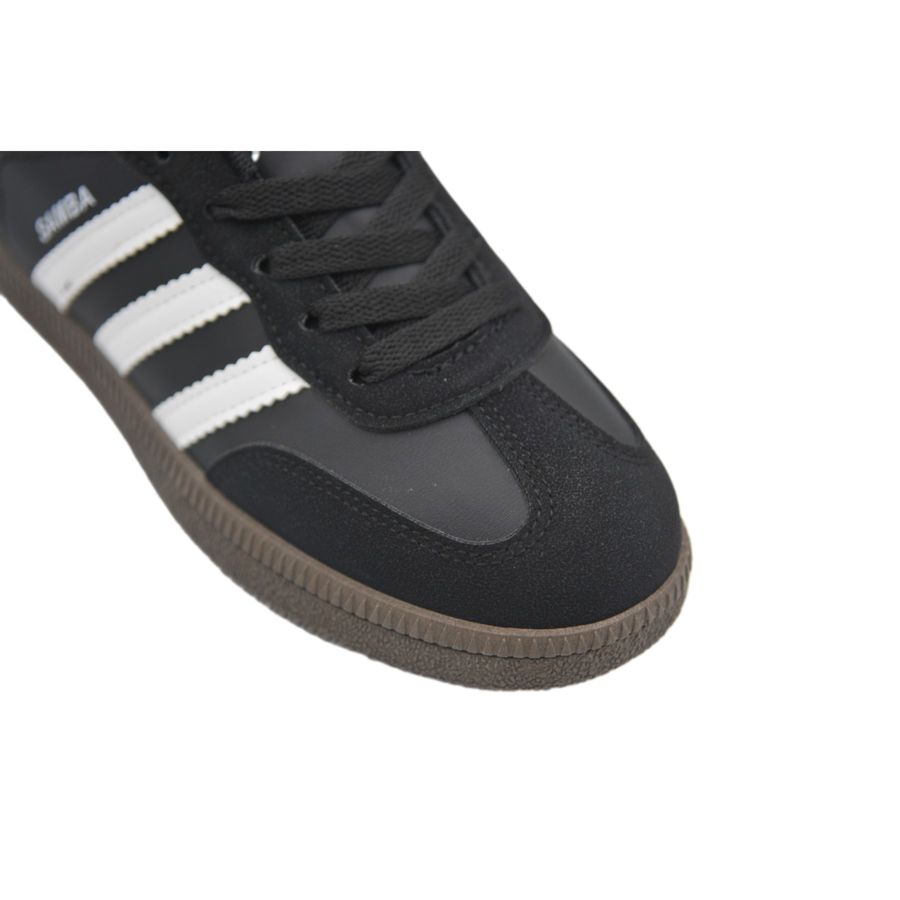 Giày Thể Thao Nữ TGG 6605 Màu Đen Phối Sọc Trắng Size 36