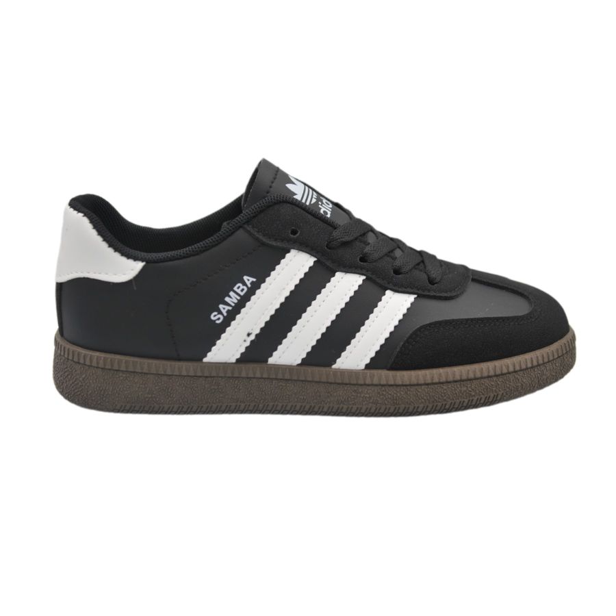 Giày Thể Thao Nữ TGG 6605 Màu Đen Phối Sọc Trắng Size 38
