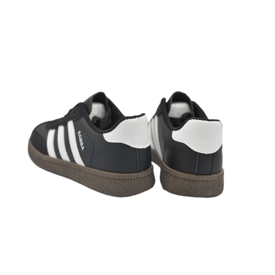 Giày Thể Thao Nữ TGG 6605 Màu Đen Phối Sọc Trắng Size 38