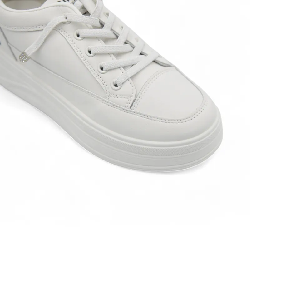Giày Thể Thao Nữ TGG 8813 Trắng Phối Đen Size 37