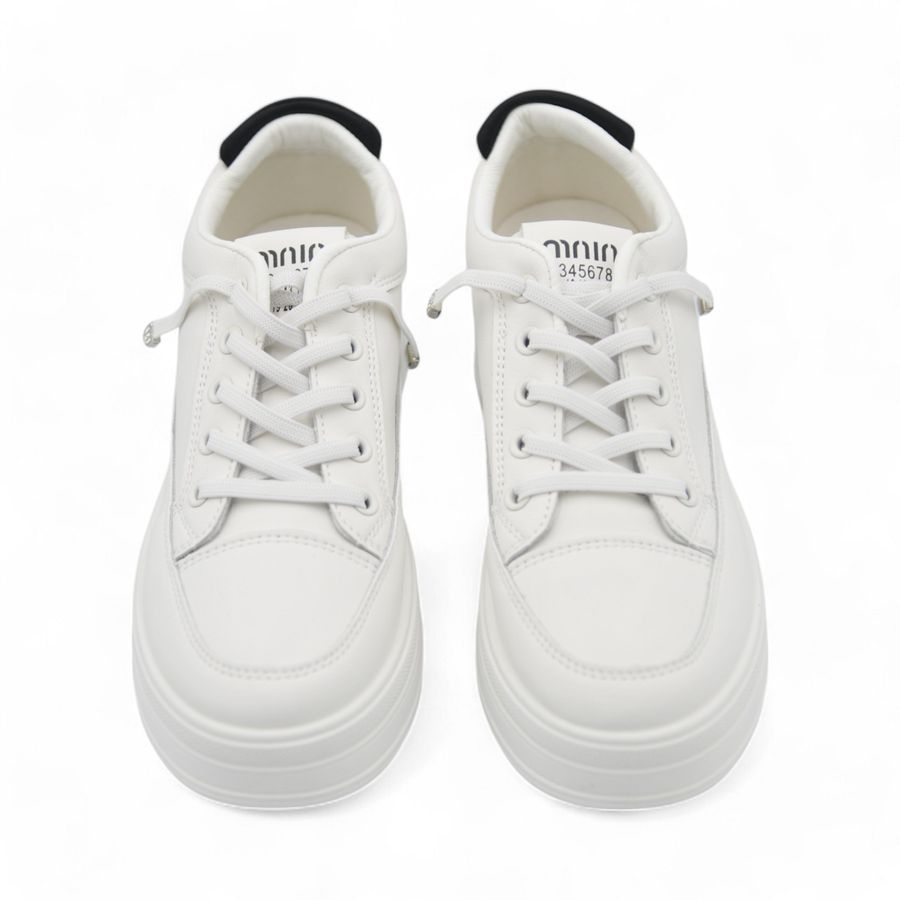 Giày Thể Thao Nữ TGG 8813 Trắng Phối Đen Size 39