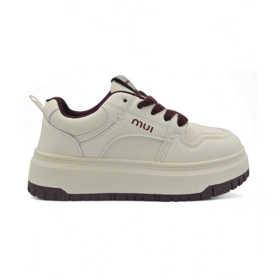 Giày Thể Thao Nữ TGG A302 Màu Trắng Phối Đỏ Size 39