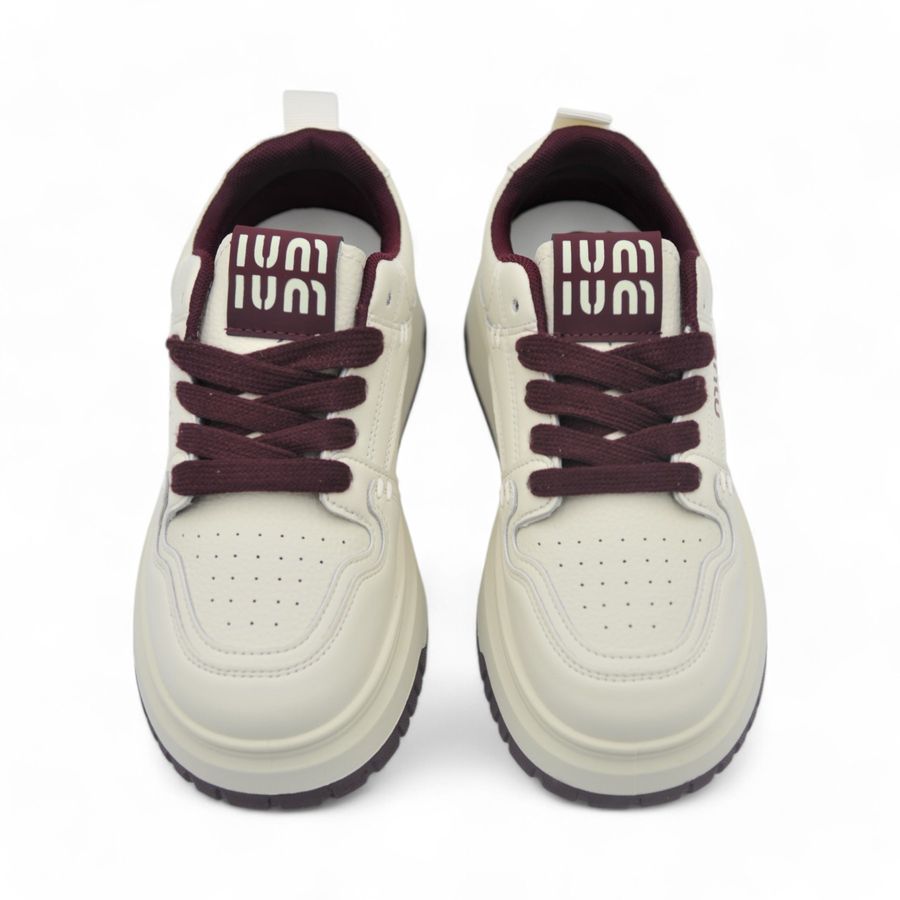 Giày Thể Thao Nữ TGG A302 Màu Trắng Phối Đỏ Size 39