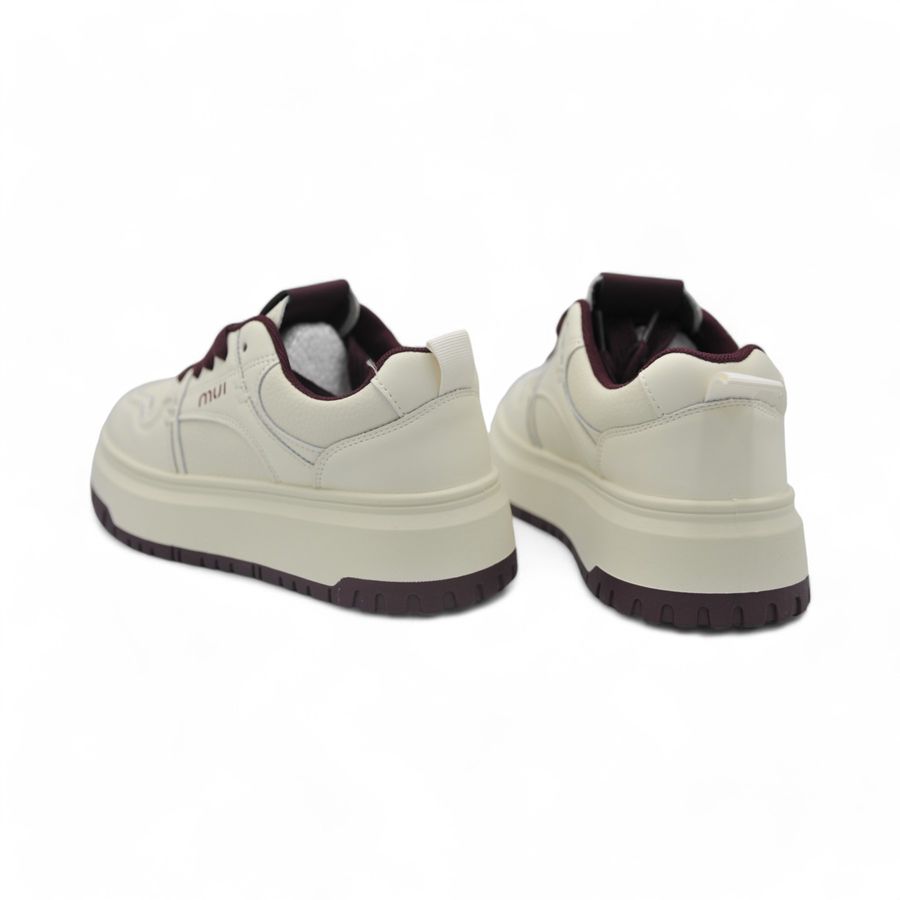 Giày Thể Thao Nữ TGG A302 Màu Trắng Phối Đỏ Size 39