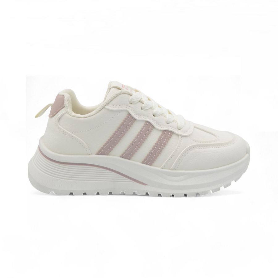Giày Thể Thao Nữ TGG D005 Trắng Phối Hồng Size 38