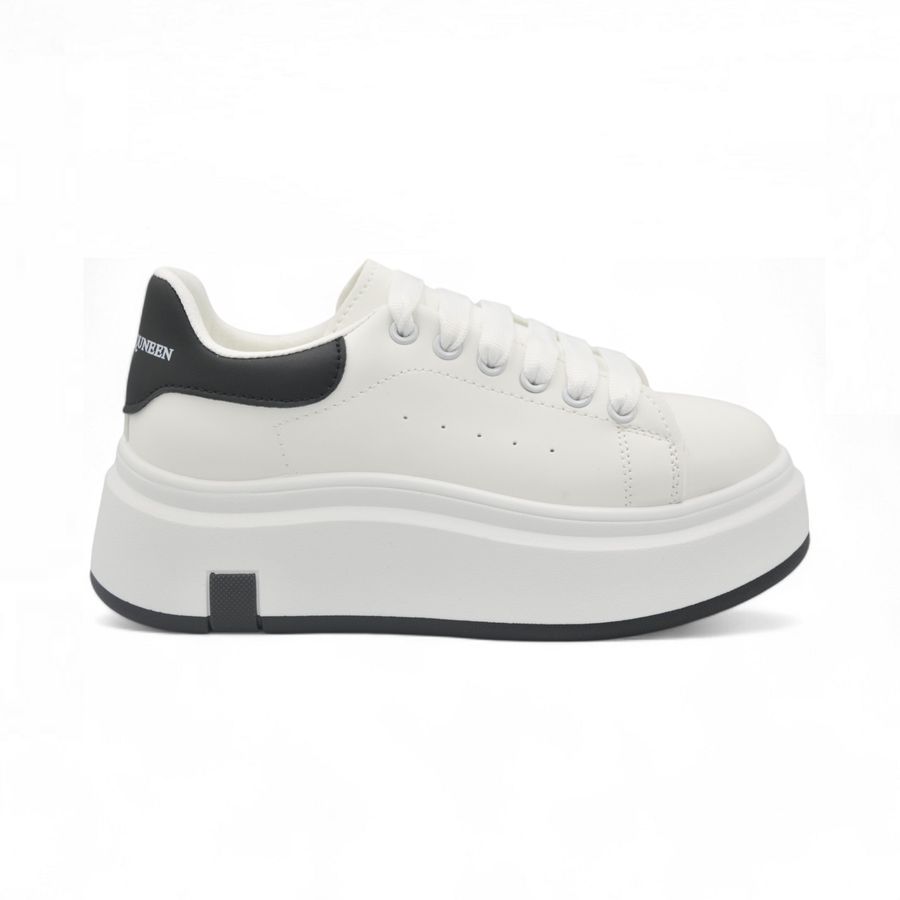 Giày Thể Thao Nữ TGG HB605-1 Trắng Phối Đen MQueen Size 37
