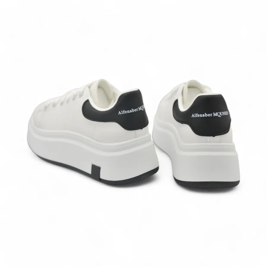 Giày Thể Thao Nữ TGG HB605-1 Trắng Phối Đen MQueen Size 39
