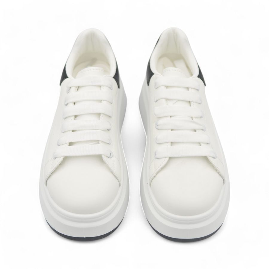 Giày Thể Thao Nữ TGG HB605-1 Trắng Phối Đen MQueen Size 39