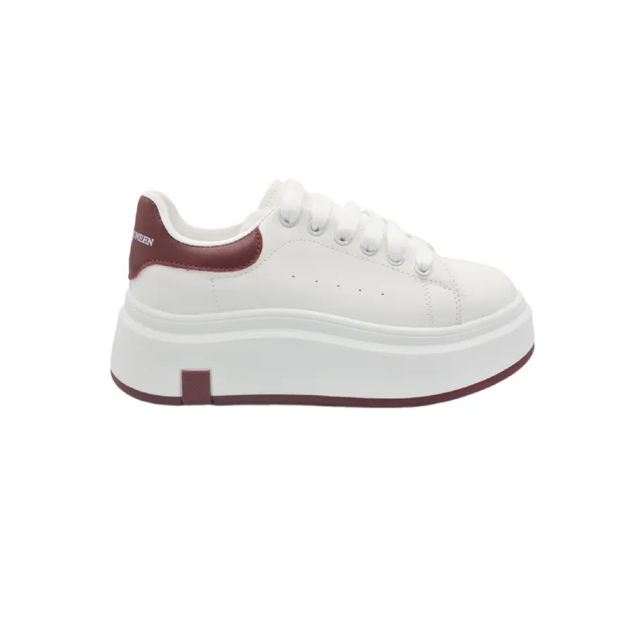 Giày Thể Thao Nữ TGG HB605-1 Trắng Phối Đỏ Size 39