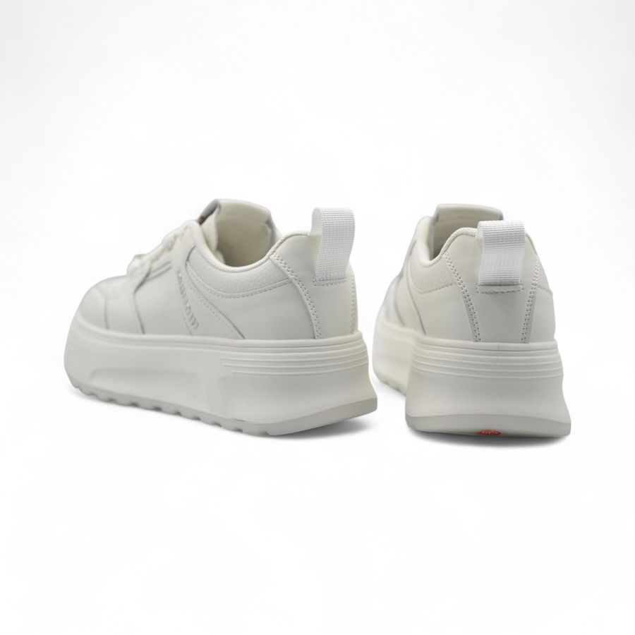 Giày Thể Thao Nữ TGG K833 Màu Trắng Da Mềm Size 38