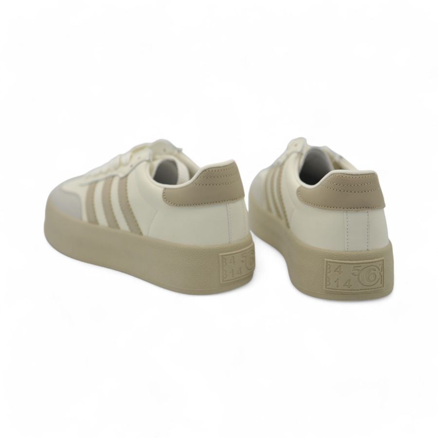 Giày Thể Thao Nữ TGG MM2-23 Màu Be Phối Nâu Size 36