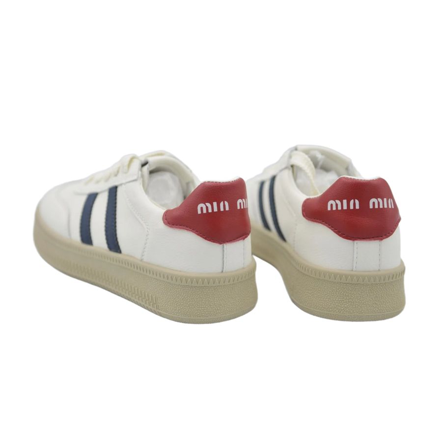 Giày Thể Thao Nữ TGG Y751 Trắng Phối Xanh Đỏ Size 35