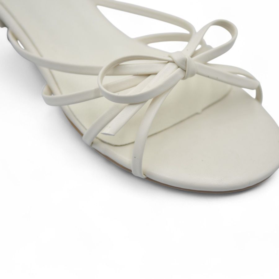 Dép Cao Gót Nữ TGG D1329-1 Màu Be Da Mềm Size 38