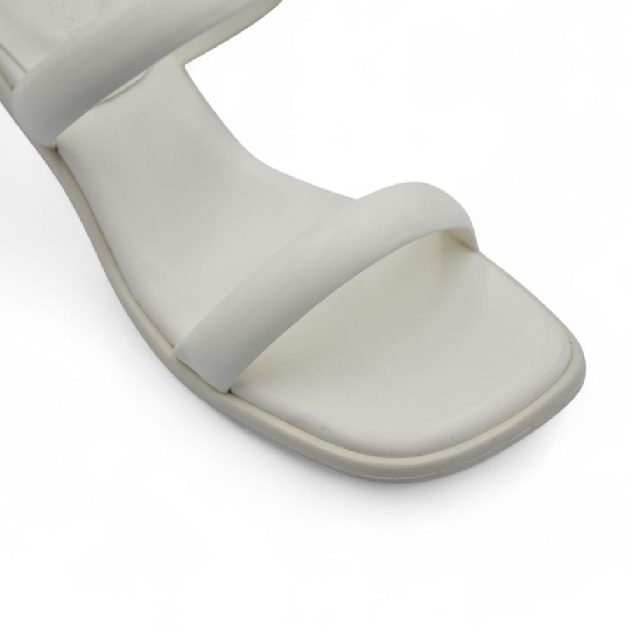 Dép Cao Gót Nữ TGG D1807 Màu Trắng Da Mềm Size 39