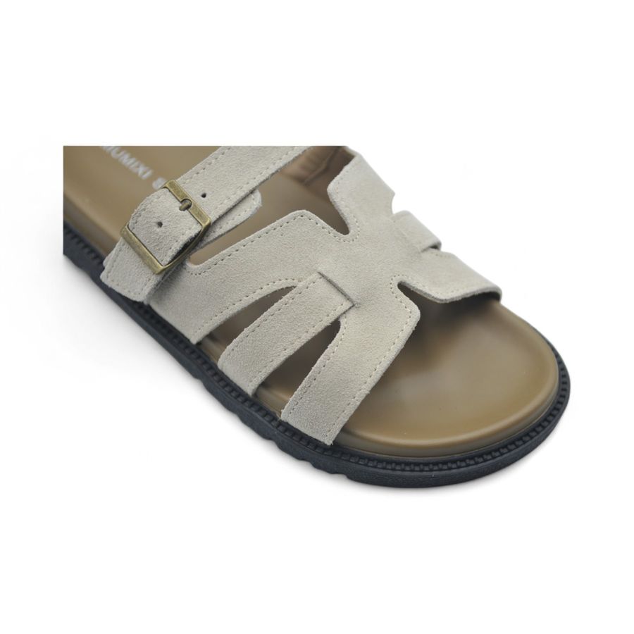 Dép Nữ TGG 550-9 Màu Be Da Mềm Size 36