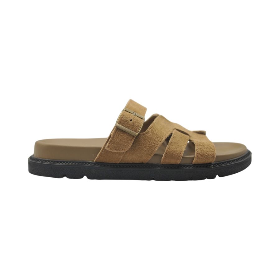 Dép Nữ TGG 550-9 Màu Nâu Da Mềm Size 38