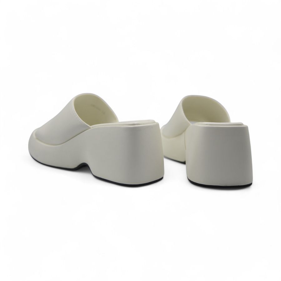 Dép Quai Ngang Nữ TGG SW9966 Màu Trắng Da Mềm Size 38
