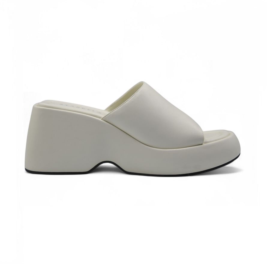 Dép Quai Ngang Nữ TGG SW9966 Màu Trắng Da Mềm Size 38