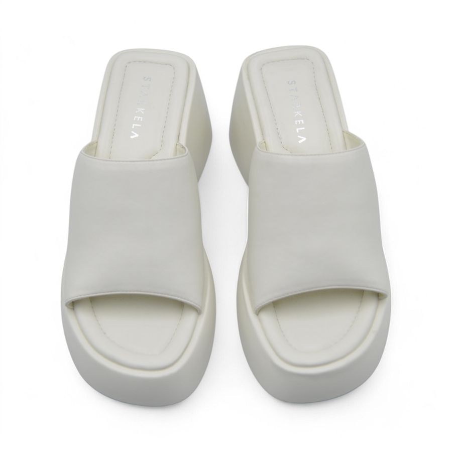 Dép Quai Ngang Nữ TGG SW9966 Màu Trắng Da Mềm Size 38