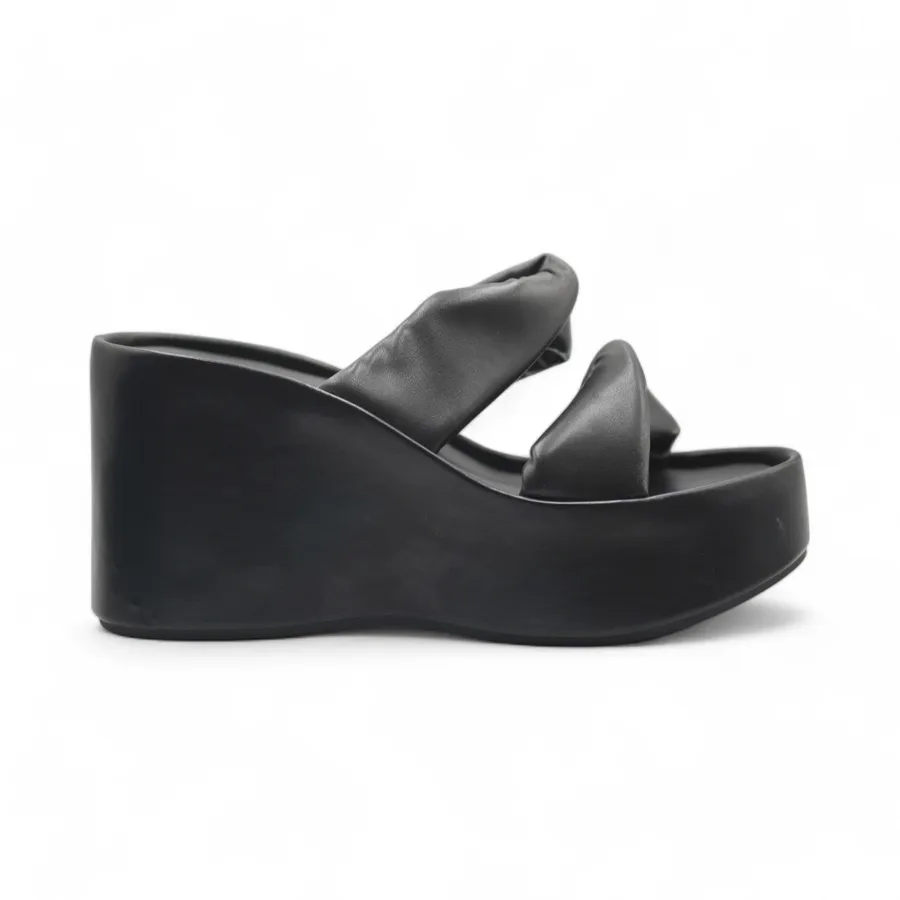 Dép Quai Ngang Nữ TGG UN9825-7 Màu Đen Da Mềm Size 35