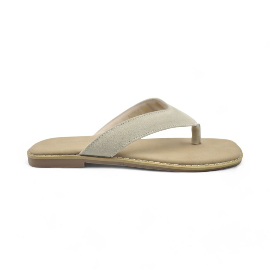 Dép Xỏ Ngón Nữ TGG A220-5 Màu Nâu Da Mềm Size 36
