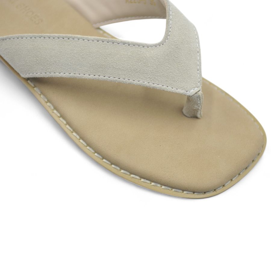 Dép Xỏ Ngón Nữ TGG A220-5 Màu Nâu Da Mềm Size 36