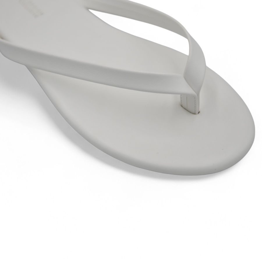 Dép Xỏ Ngón Nữ TGG J3008 Màu Trắng Da Trơn Size 38